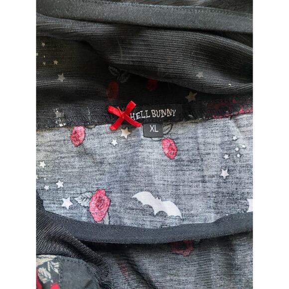 Hellbunny skull & roses dress - Picture 3 of 3